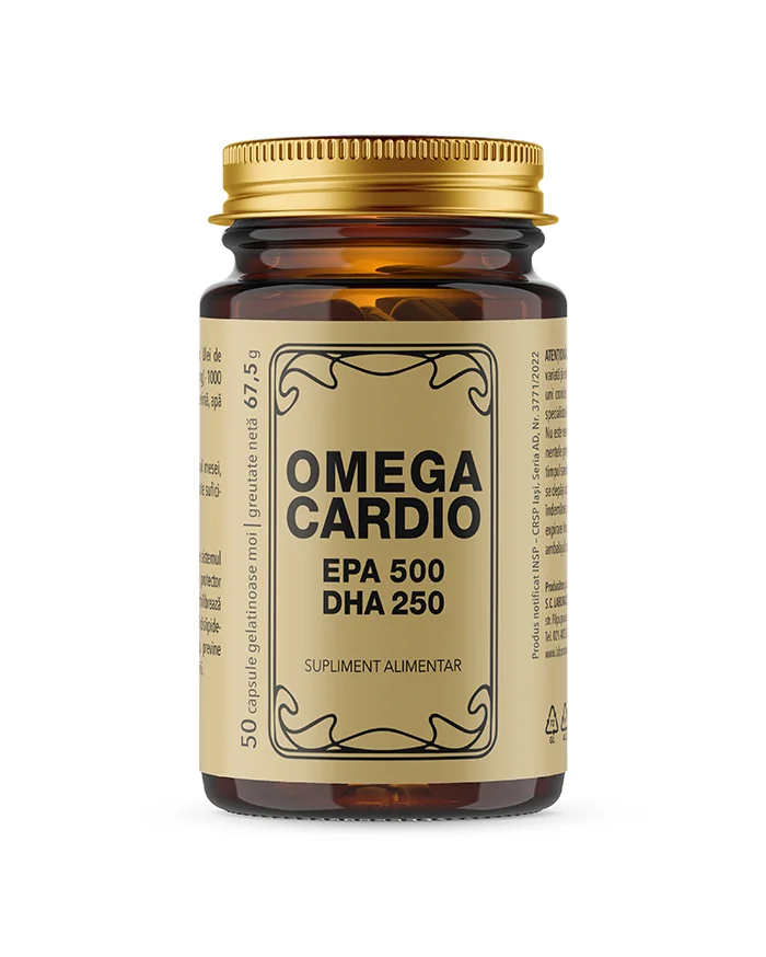 Omega Cardio, 50 capsule moi, Laboratoarele Remedia