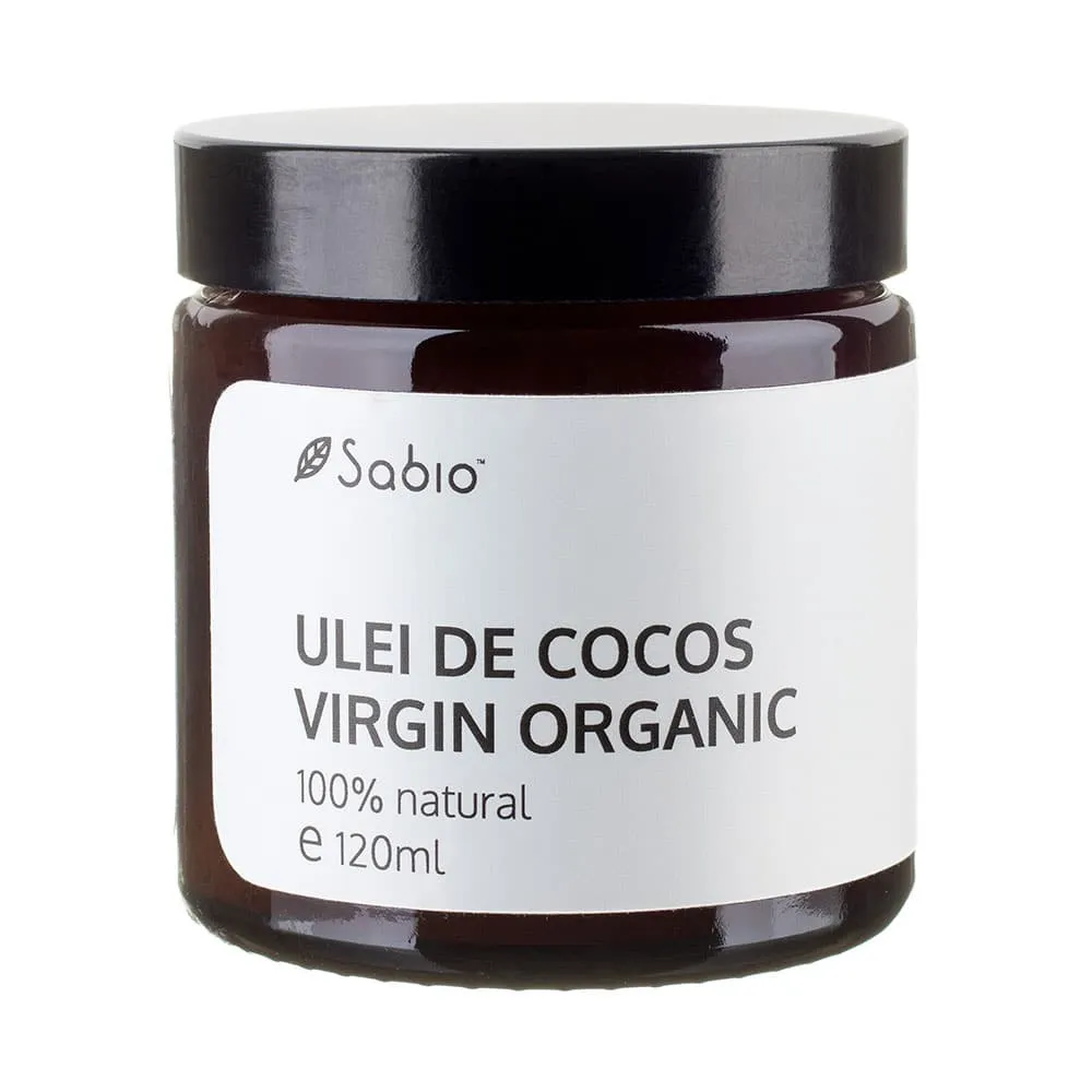 Ulei de cocos virgin organic, 120ml, Sabio