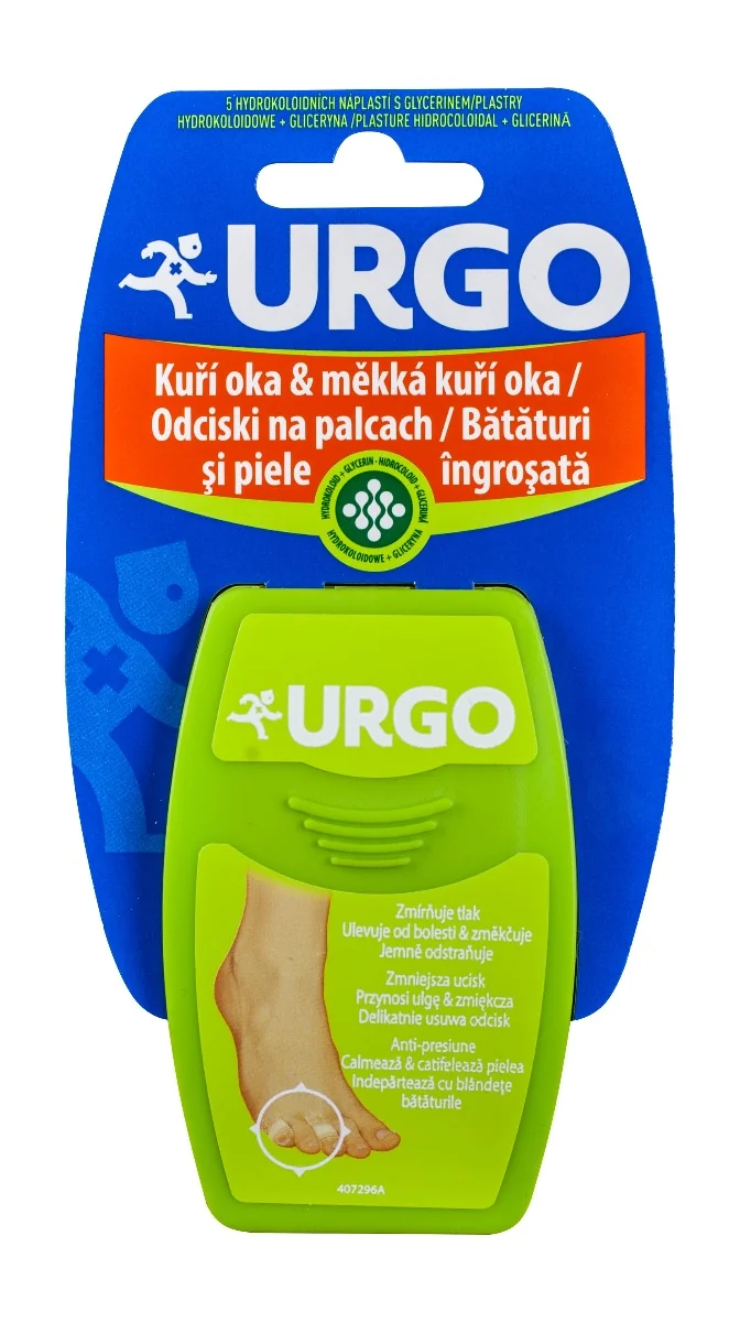 Plasturi pentru bataturi 2 x 5cm, 5 bucati, Urgo