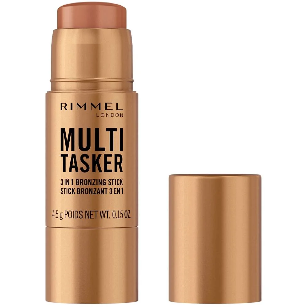 Stick bronzant pentru sculptare si contur Multi Tasker 002 Medium, 4.5g, Rimmel London