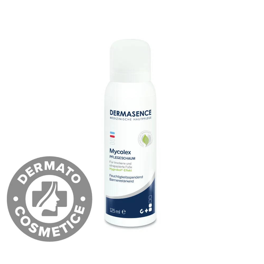 Spuma pentru ingrijirea picioarelor si unghiilor Mycolex, 125ml, Dermasence 