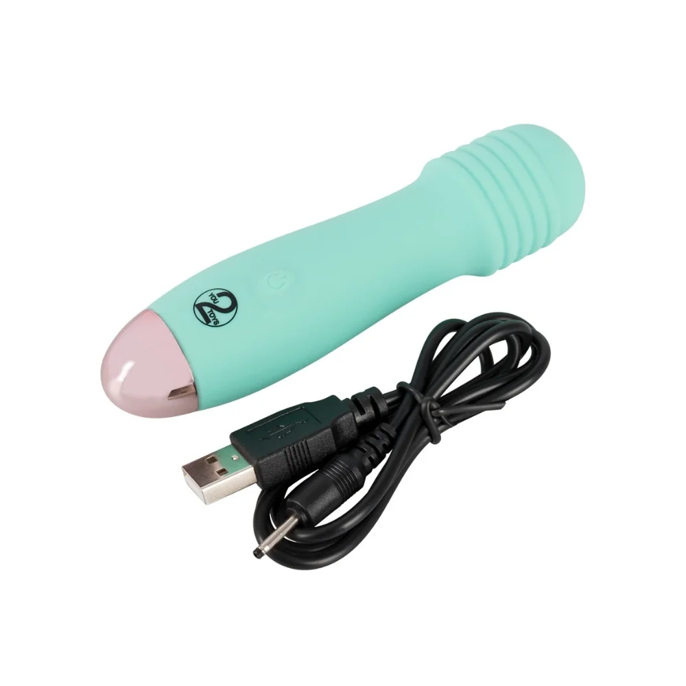 Mini vibrator cu 7 moduri de vibratie verde, 1 bucata, Cuties