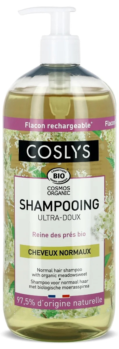 Sampon bio de ingrijire pentru par normal cu extract de cretusca, 1000ml, Coslys