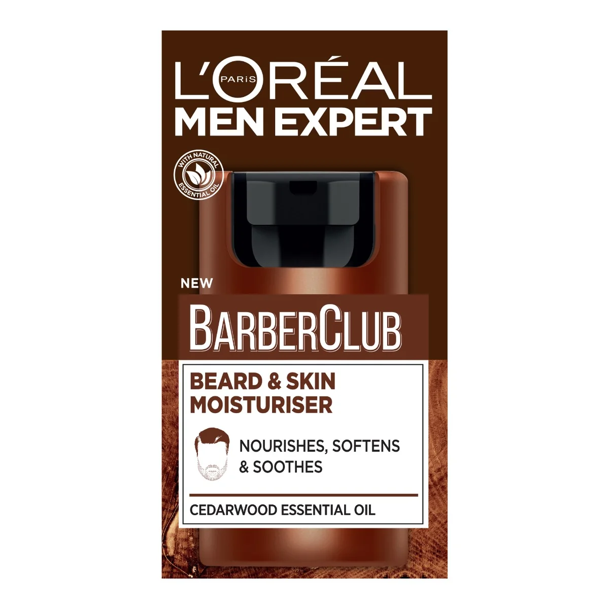 Crema hidratanta pentru barba si ten Men Expert Barber Club, 50ml, L'Oreal Paris