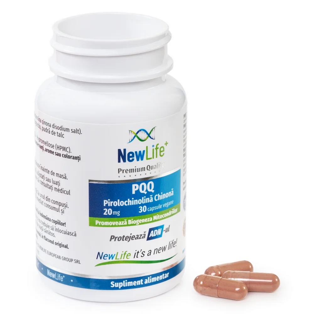 Pirolochinolina Chinona 20mg, 30 capsule, NewLife