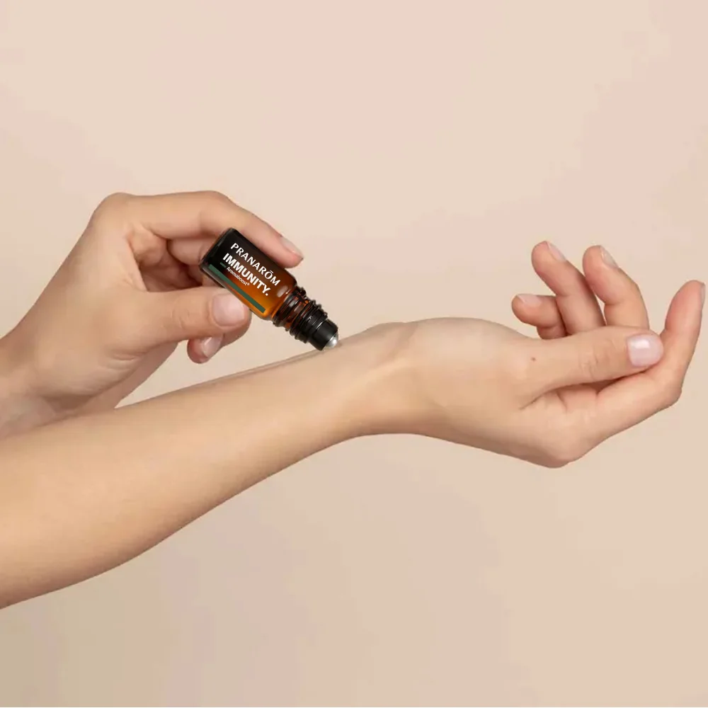 Roll-on cu uleiuri esentiale Immunity Bio, 5ml, Pranarom