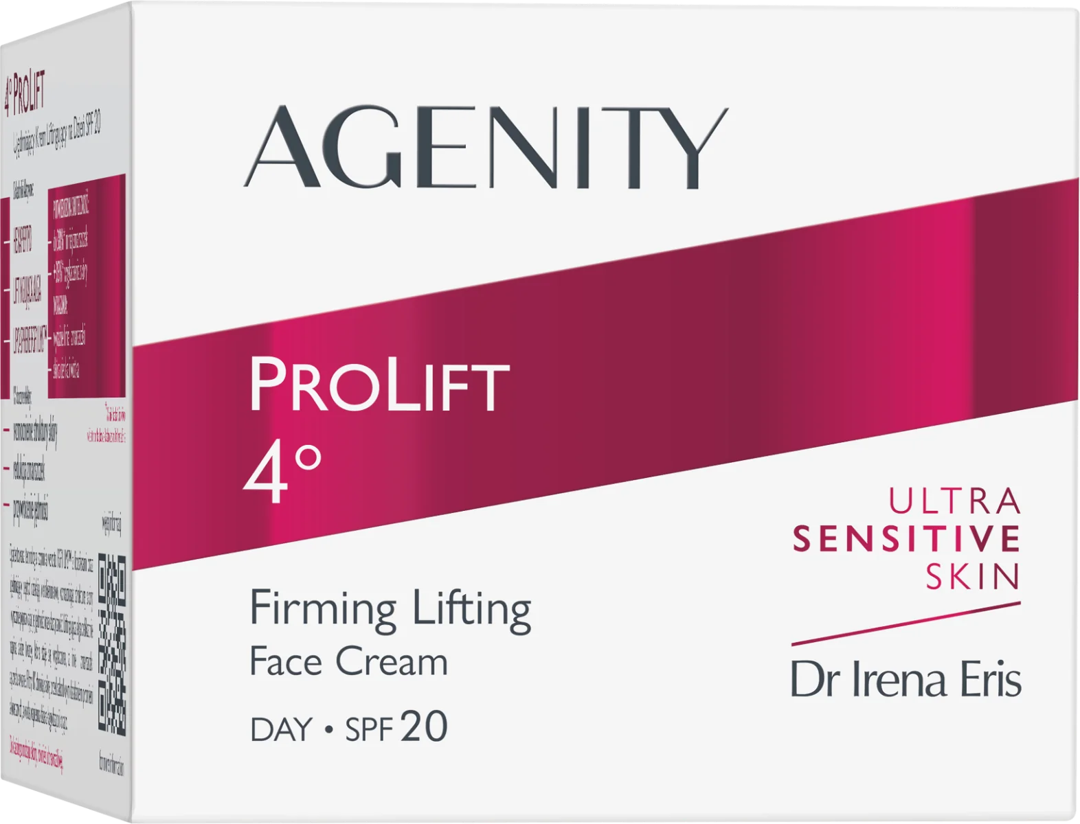 Crema de zi pentru fermitate cu efect de lifting ProLift 4 SPF20, 50ml, Agenity 