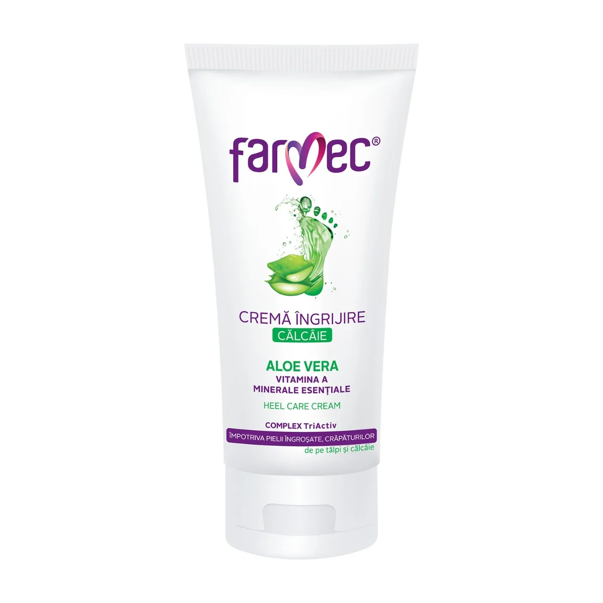 Crema ingrijire calcaie cu aloe vera, 100ml, Farmec