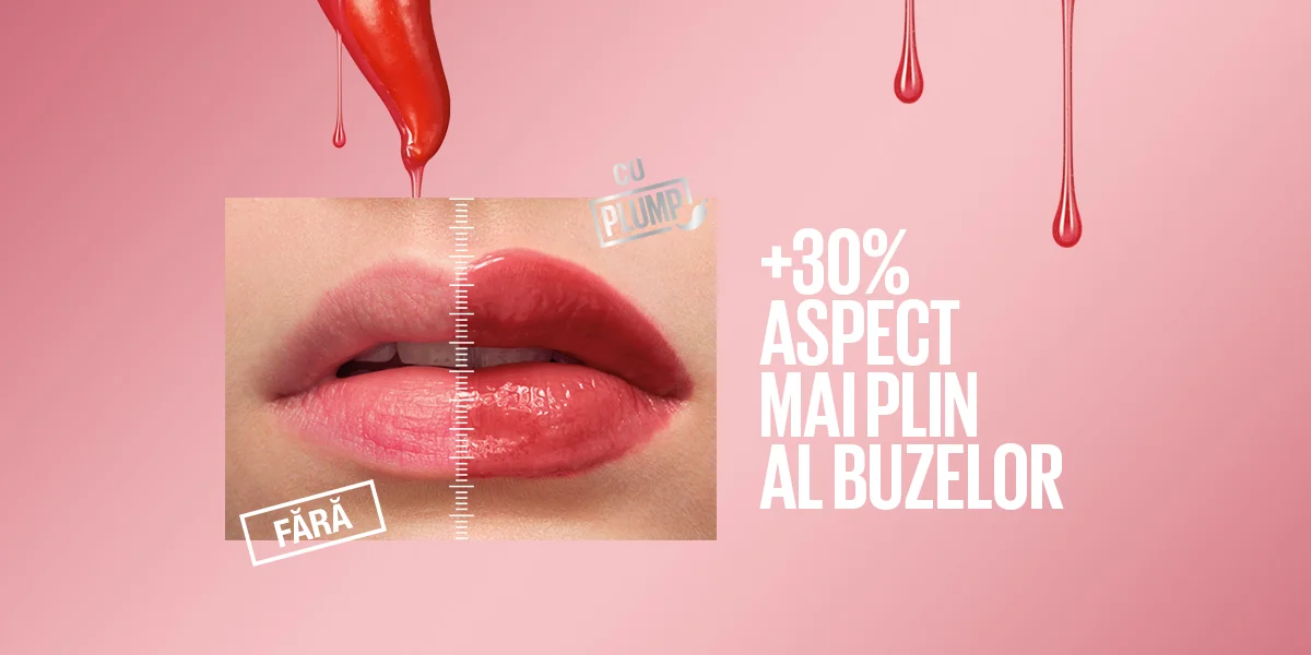 + 30% aspect mai plin al buzelor + 30% aspect mai plin al buzelor