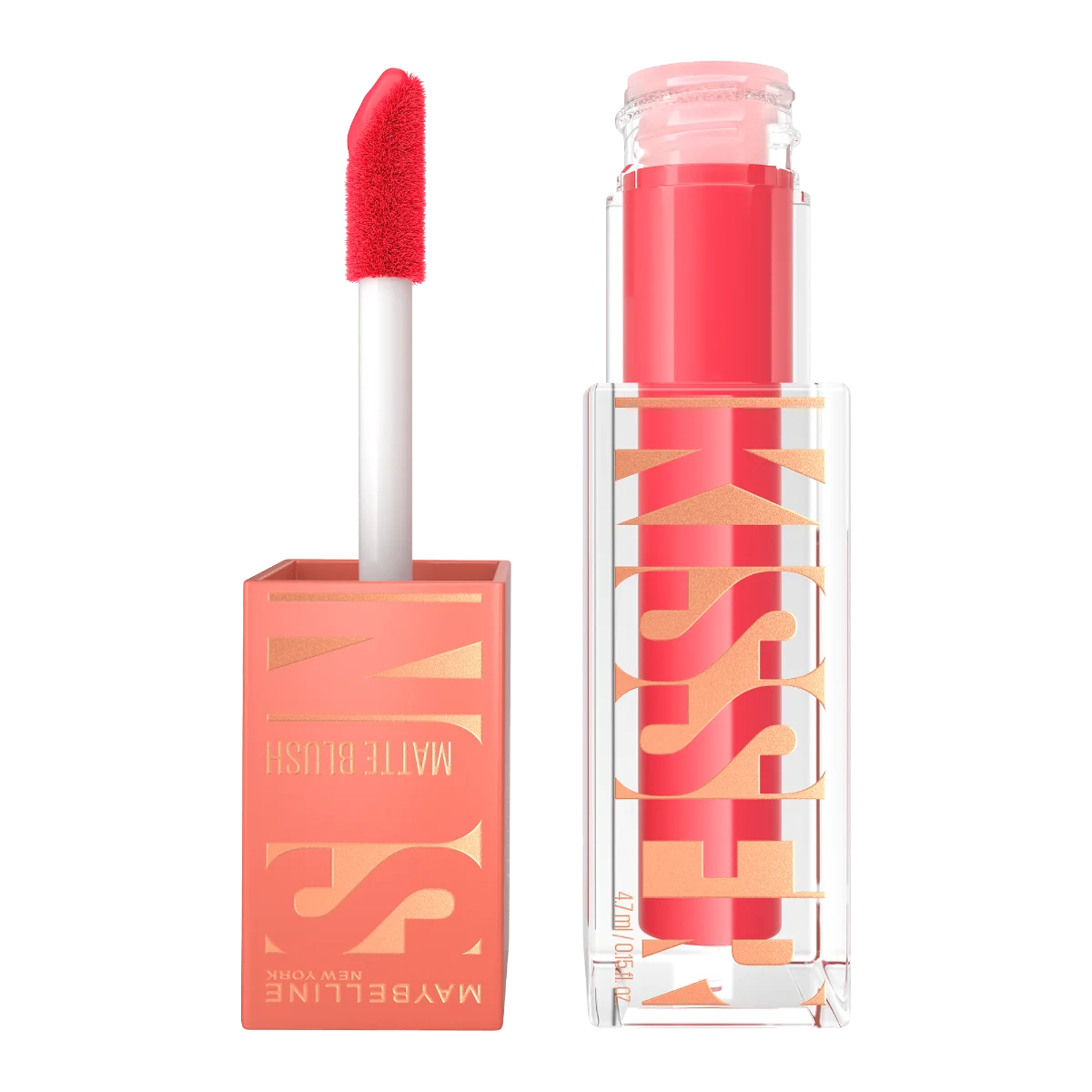Fard de obraz cu textura lichida Sunkisser Nr. 40 Roseburst, 4.7ml, Maybelline