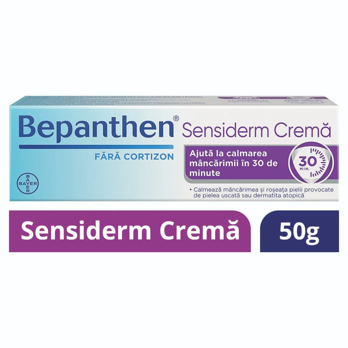 Crema Sensiderm Bepanthen, 50g, Bayer