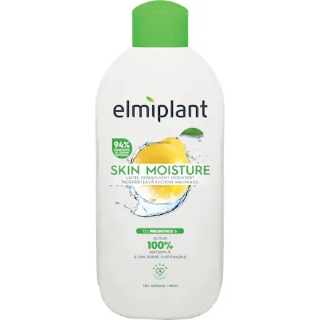 Lapte demachiant hidratant ten normal mixt, 200 ml, Elmiplant