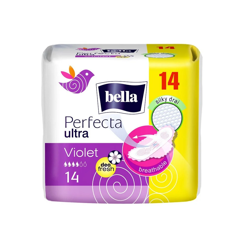 Absorbante Perfecta Ultra Violet Bella, 14 bucati, Bella Seni