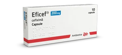 Eficef 200mg, 10 capsule, Antibiotice SA 