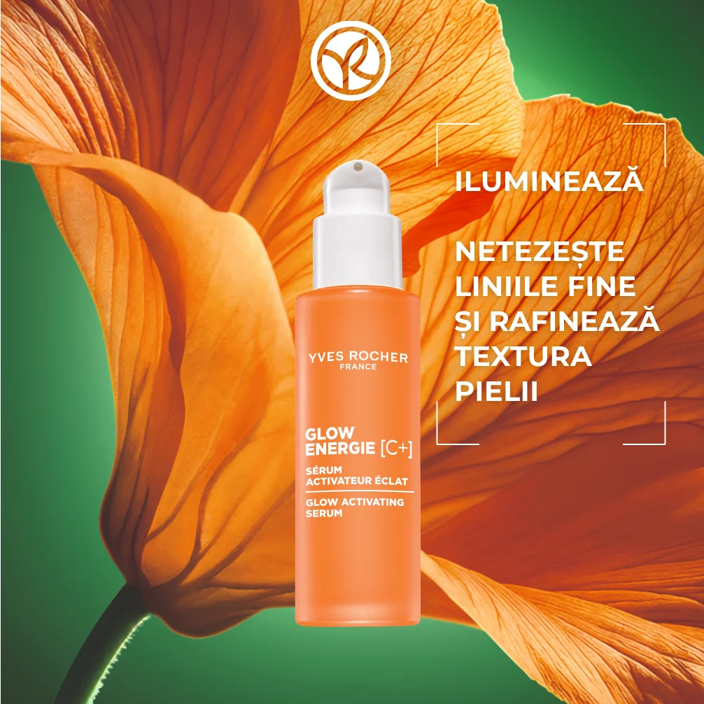 Ser iluminator cu Vitamina C, 30ml, Yves Rocher