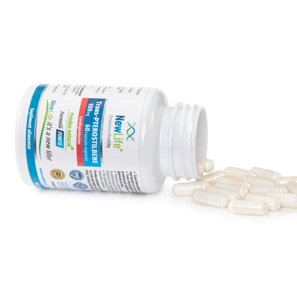 Trans-PTEROSTILBENE 100mg, 60 capsule, NewLife