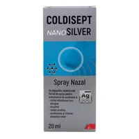 Spray pentru nas Coldisept NanoSilver, 20ml, Arkona