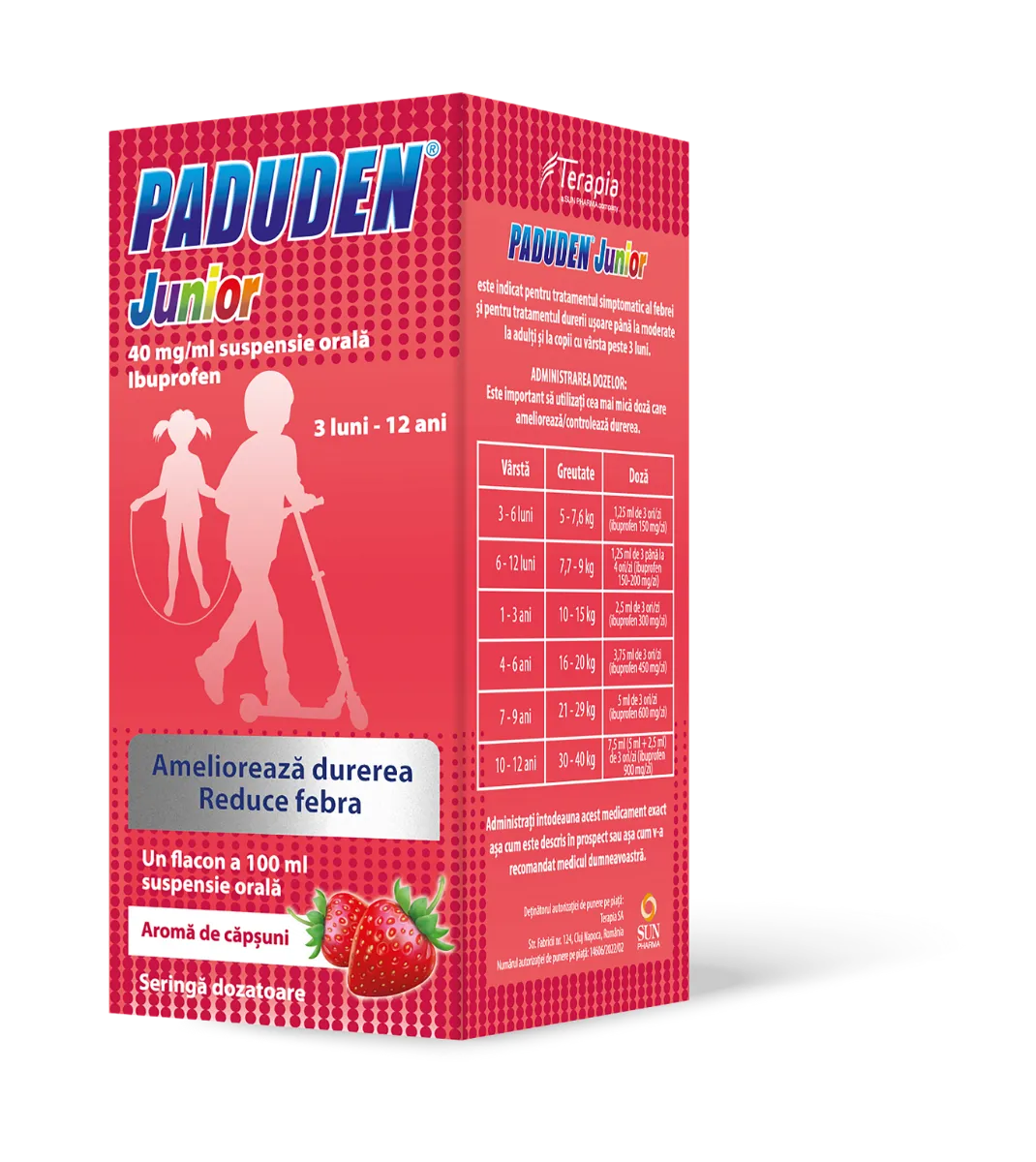 Paduden Junior suspensie orala 40mg/ml, 100ml, Terapia