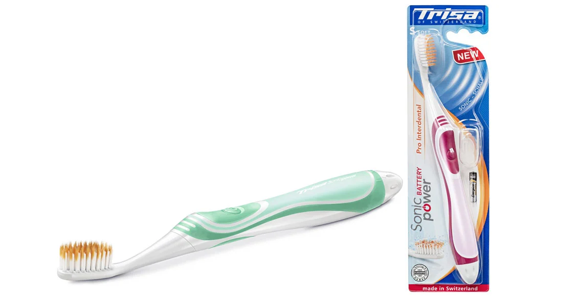 Periuta de dinti electrica Sonic Power Battery Pro Interdental Soft, 1 bucata, Trisa