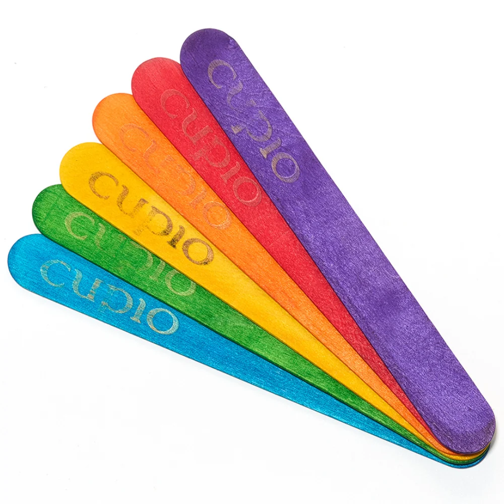 Set spatule colorate pentru ceara, 50 bucati, Cupio