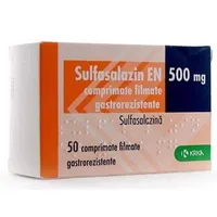 Sulfasalazina EN 500mg, 50 comprimate gastrorezistente, Krka