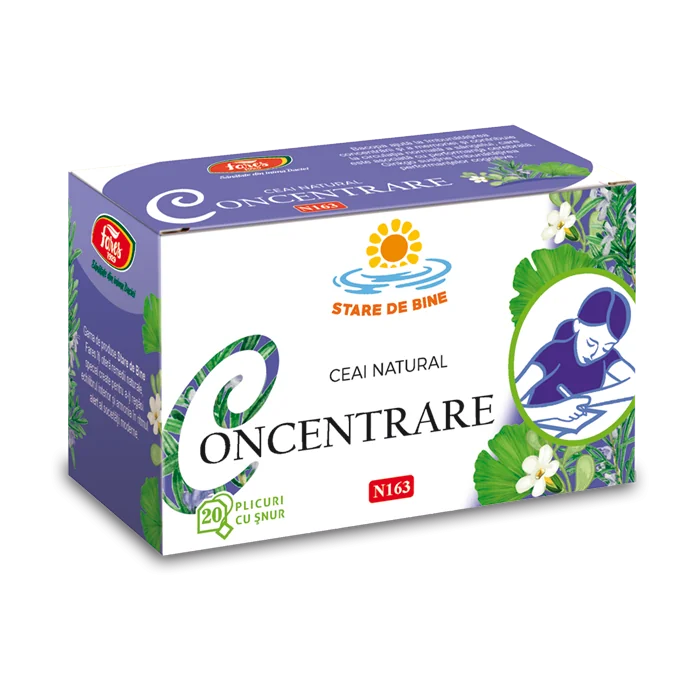 Ceai Concentrare, 20 plicuri, Fares