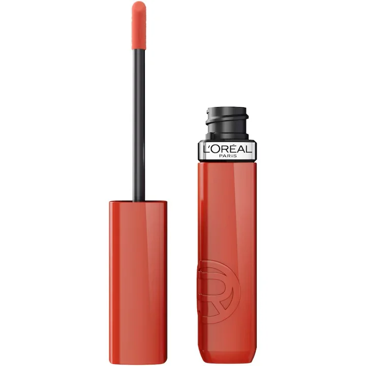 Ruj lichid cu stralucire de lac Infaillible Laque Resistance 635 Worth It Medium, 4.3ml, L'Oreal Paris