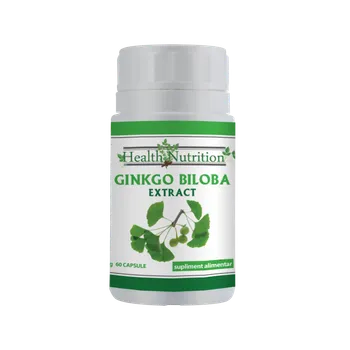 Ginko Biloba Extract, 60 tablete, Health Nutrition 