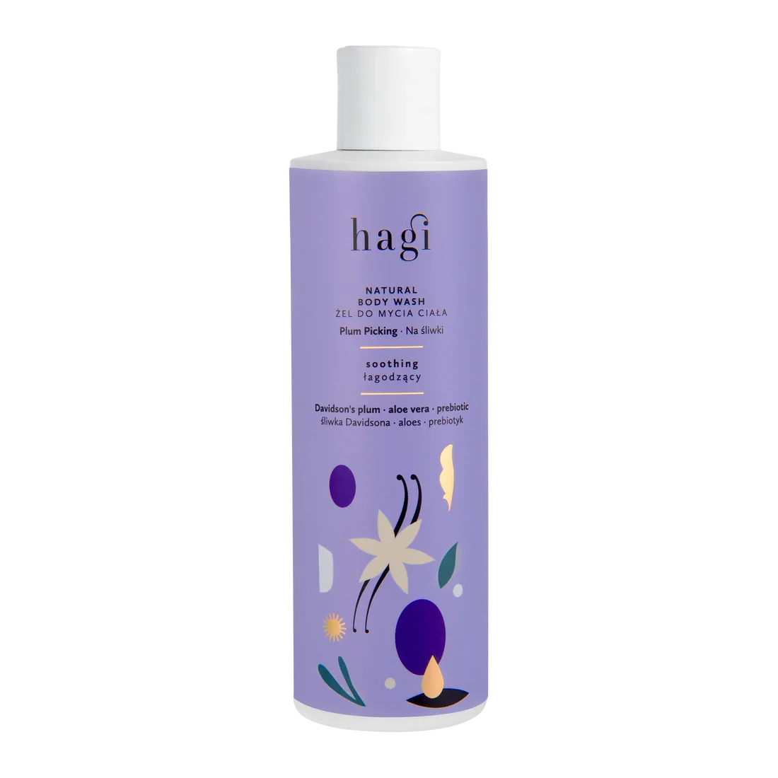 Gel de dus calmant Plum Picking, 300ml, Hagi
