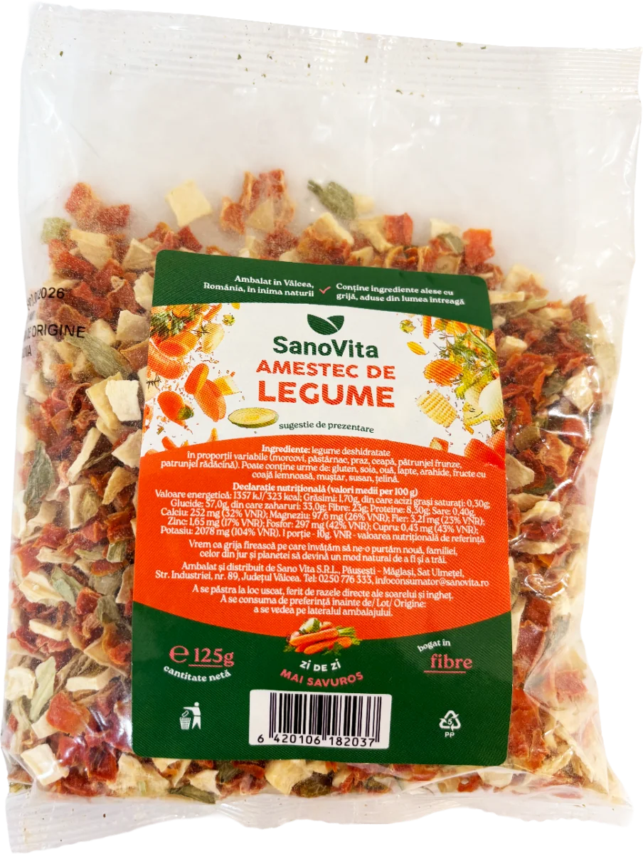 Amestec de legume, 125g, SanoVita
