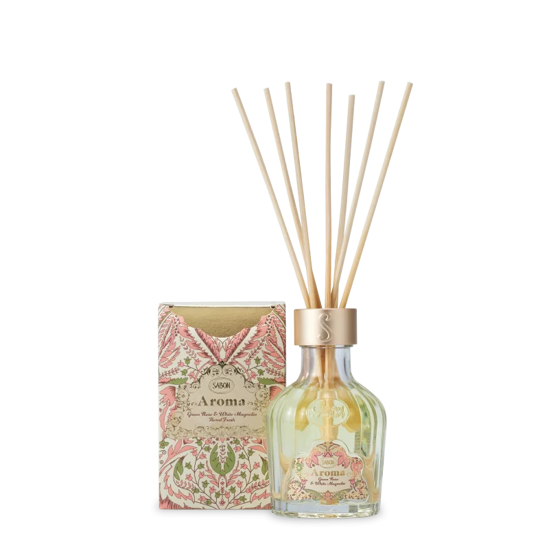Parfum de camera Green Rose & Magnolie Alba, 100ml, Sabon