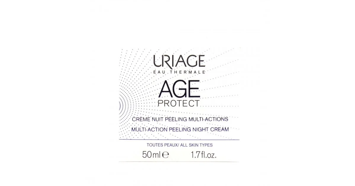 Crema de noapte peeling antiaging Age Protect, 50ml, Uriage