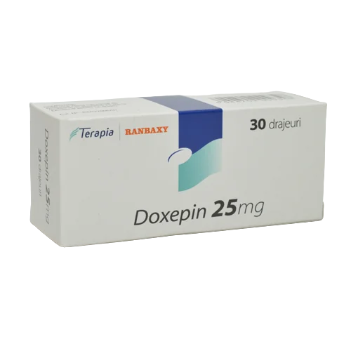 Doxepin 25mg, 30 drajeuri, Terapia