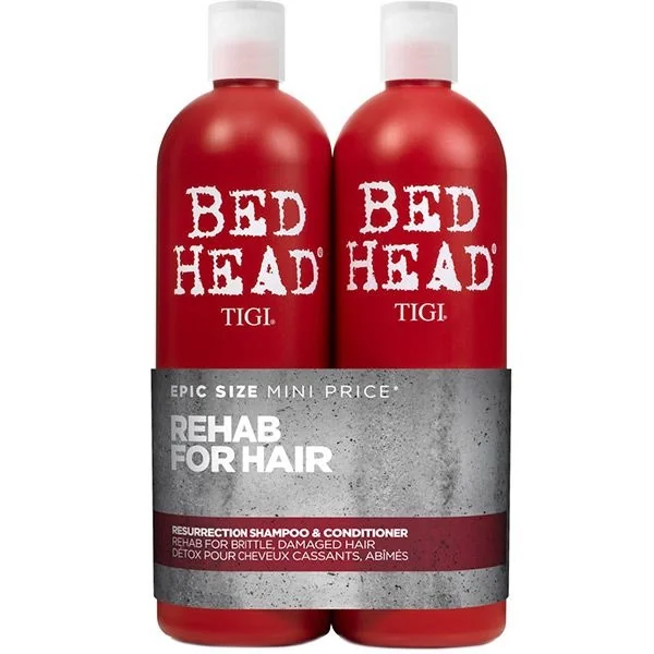 Set ingrijire par Bed Head Resurrection Sampon 750ml + Balsam 750ml, Tigi