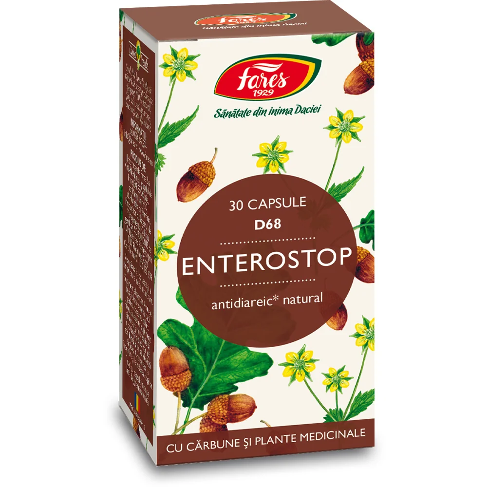Enterostop D68, 30 capsule, Fares