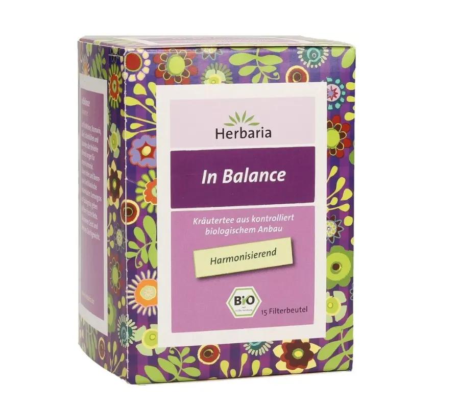 Ceai bio echilibrant, 15 plicuri, Herbaria