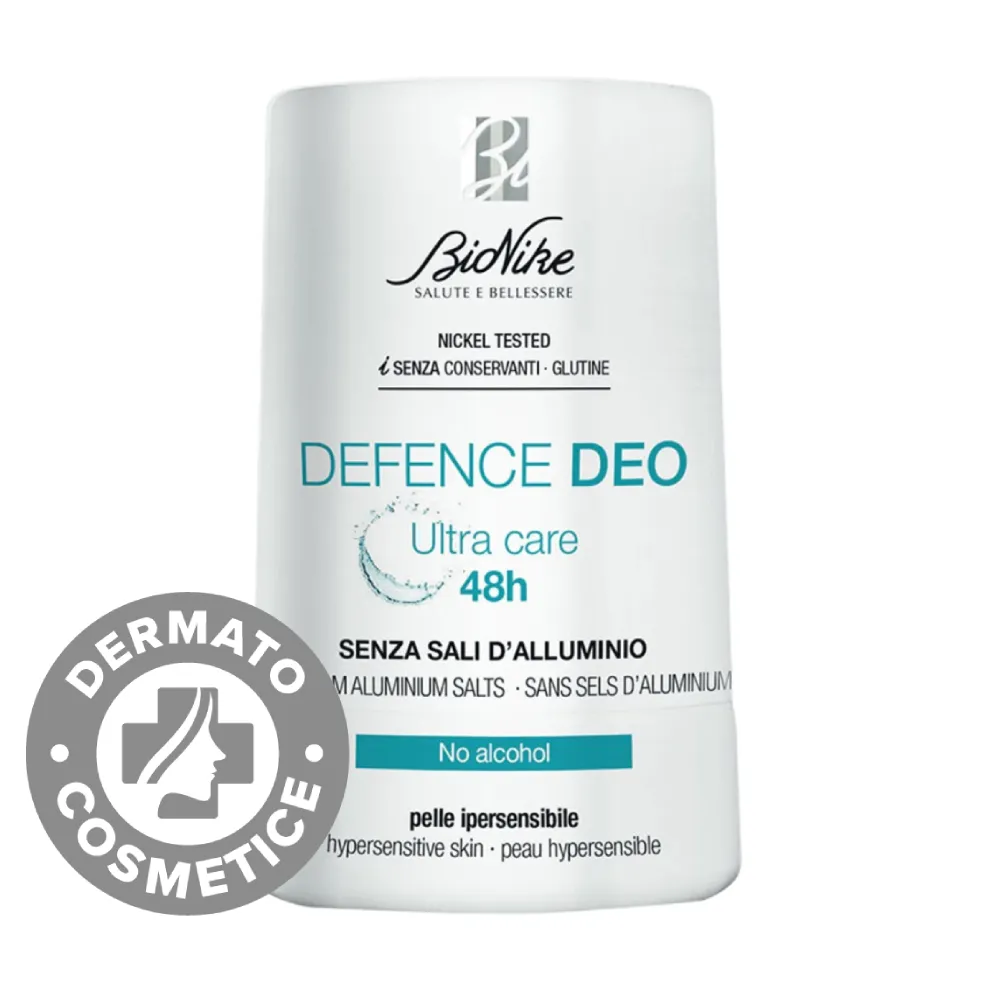 Deodorant fara sare de aluminiu Defence Deo Ultra Care 48h, 50ml, Bionike 