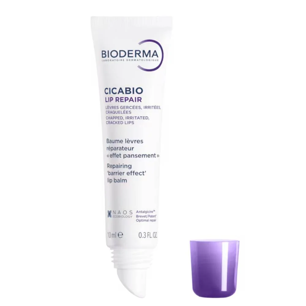 Balsam reparator pentru buze Cicabio, 10ml, Bioderma