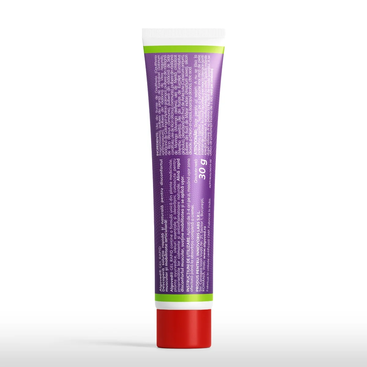 Gel rapid pentru disconfortul muscular si articular, 30g, Algoved