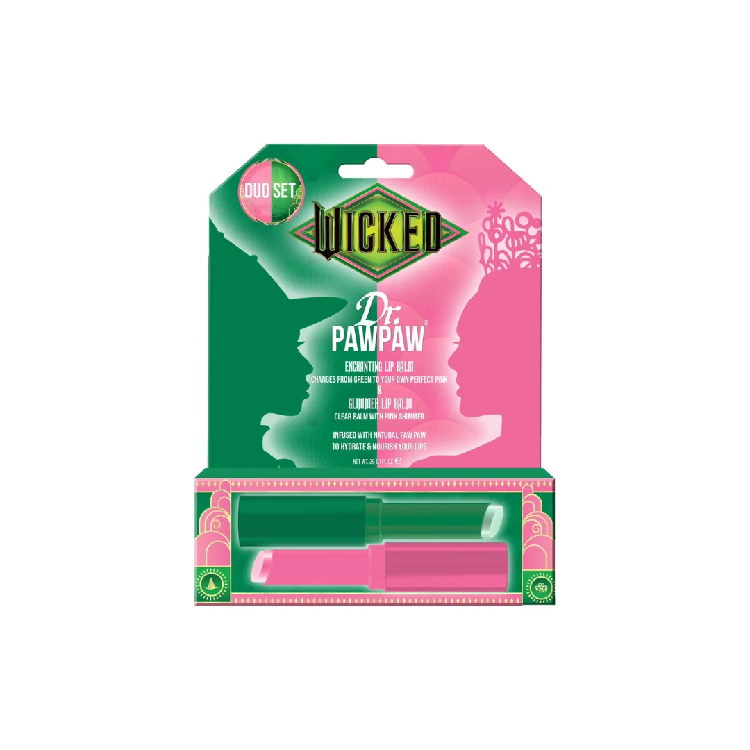 Set 2 balsamuri de buze Wicked Enchanting & Glimmering, 2x3g, Dr.PAWPAW