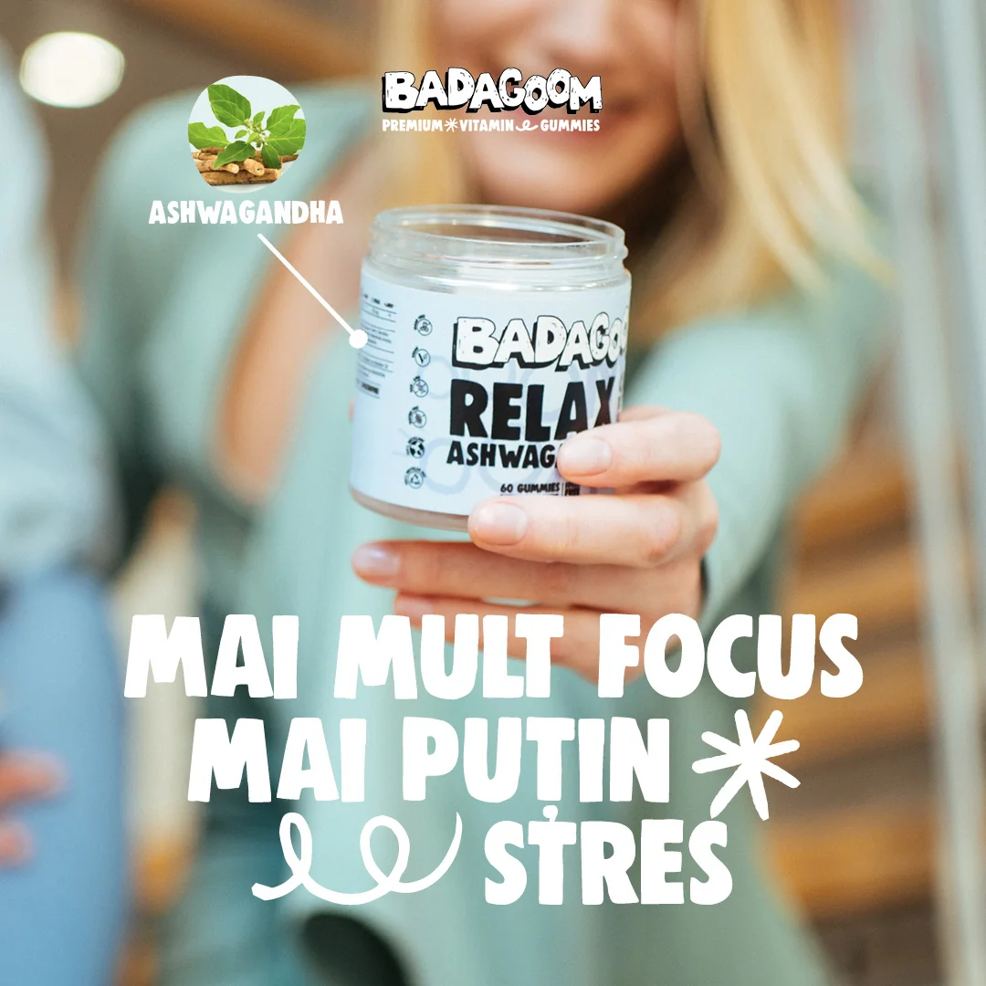 Jeleuri gumate Ashwagandha, 60 jeleuri, Badagoom