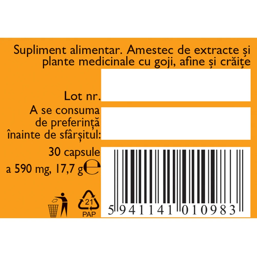 Vitamina A naturala, 30 capsule, Fares