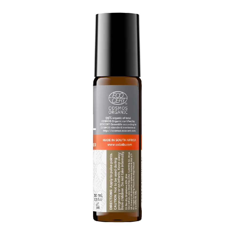 Roll-on cu uleiuri esentiale pure organice Ecocert Balance Amestec echilibrat, 10ml, Soil