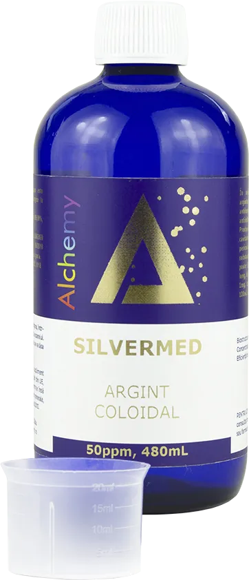 Argint coloidal SilverMed 50ppm, 480ml, Alchemy