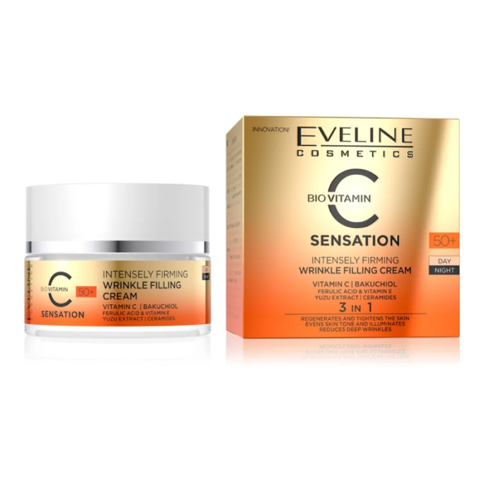 Crema anti-rid 50+ pentru zi si noapte regeneranta, 50ml, Eveline Cosmetics