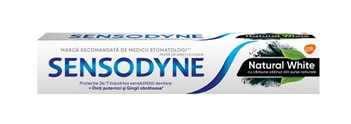 Pasta de dinti Natural White, 75ml, Sensodyne Pasta de dinti Natural White, 75ml, Sensodyne