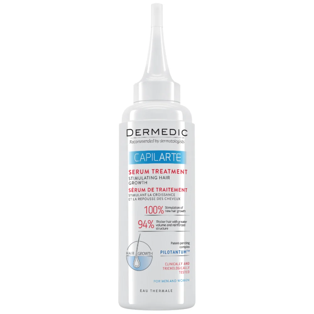 Ser tratament pentru stimularea cresterii parului Capilarte, 150ml, Dermedic