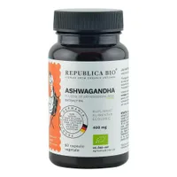 Ashwagandha ecologica Extract 5%, 60 capsule, Republica Bio