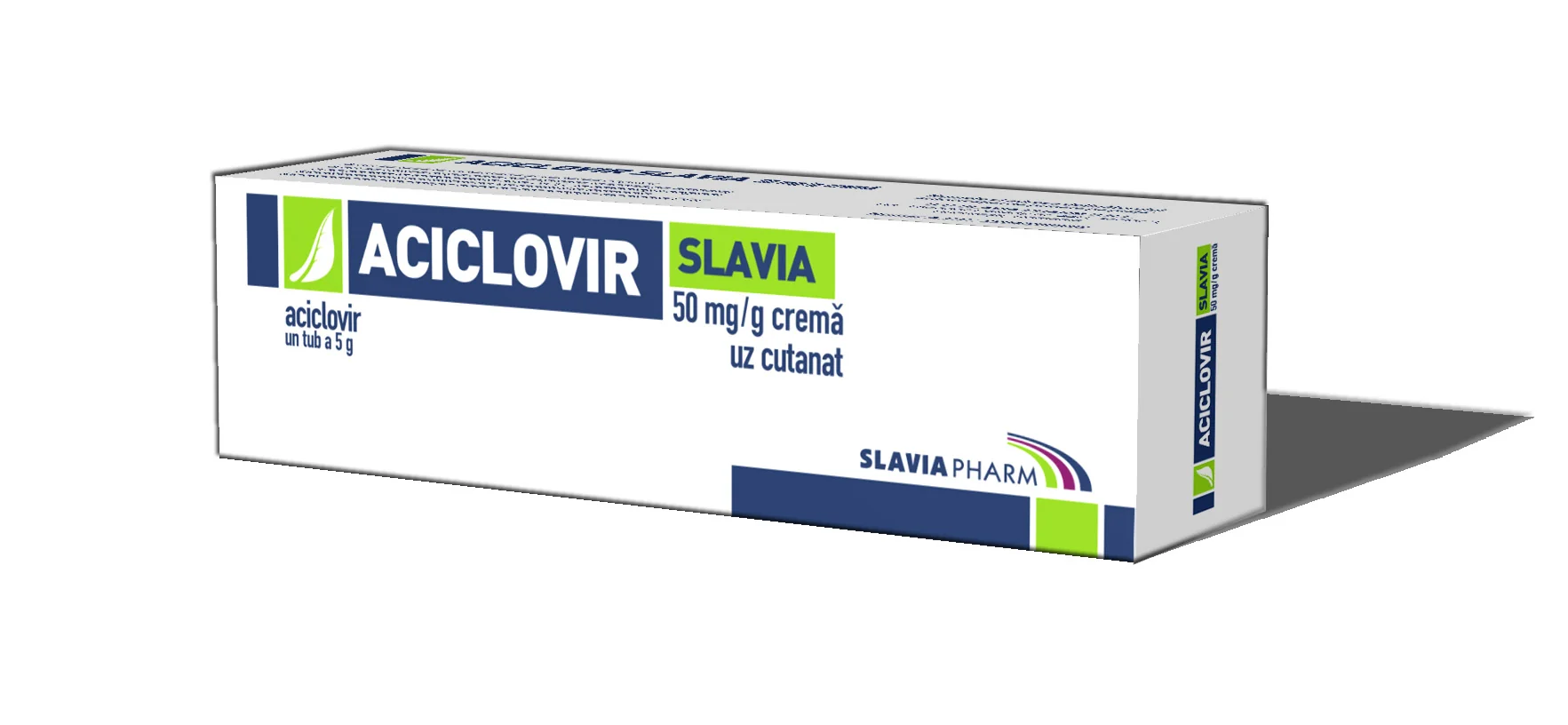 Aciclovir Slavia 50 mg/g crema, 15g, Slavia Pharm