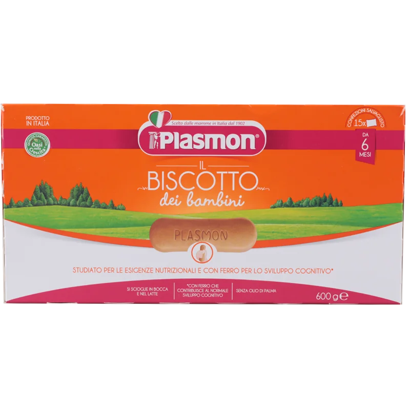 Biscuiti cu vitamine 6 luni+, 600g, Plasmon
